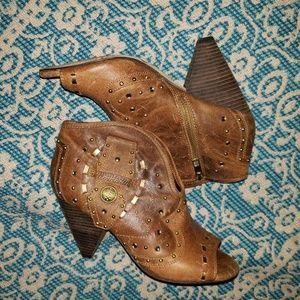 Vince Camuto Open Toe Shoe Boot